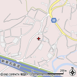 静岡県浜松市浜名区大平392周辺の地図