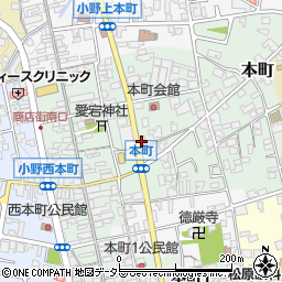 西川産業株式会社　兵庫小野営業所周辺の地図