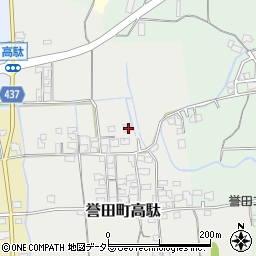 兵庫県たつの市誉田町高駄124周辺の地図
