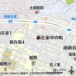 兵庫県姫路市新在家中の町10-5周辺の地図