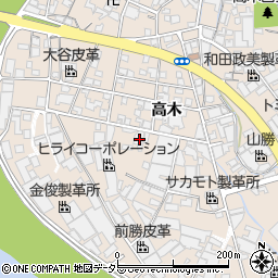 兵庫県姫路市花田町高木18周辺の地図