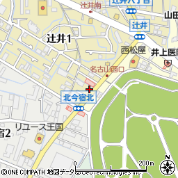 辻井テラスハウス周辺の地図