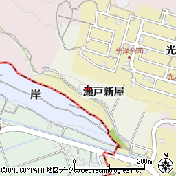 静岡県藤枝市瀬戸新屋612-6周辺の地図