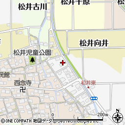 京都府京田辺市松井古松井52周辺の地図
