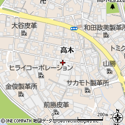 兵庫県姫路市花田町高木61周辺の地図