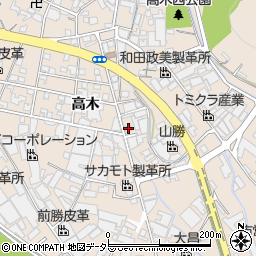 兵庫県姫路市花田町高木116周辺の地図