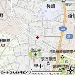 愛知県知多郡武豊町里中215-9周辺の地図