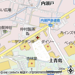 静岡日産藤枝店周辺の地図