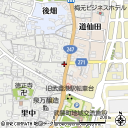 愛知県知多郡武豊町里中16周辺の地図