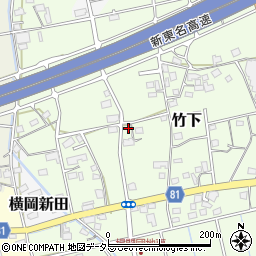 静岡県島田市竹下251周辺の地図