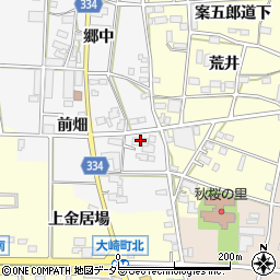 愛知県豊川市六角町前畑64周辺の地図