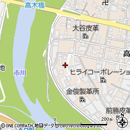 兵庫県姫路市花田町高木324周辺の地図