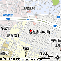 兵庫県姫路市新在家中の町10-21周辺の地図