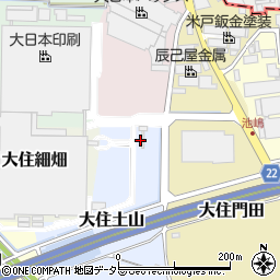 京都府京田辺市大住土山1周辺の地図