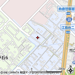 三重県鈴鹿市江島町1043周辺の地図