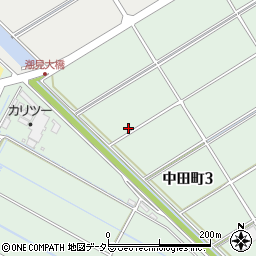 愛知県碧南市中田町3丁目周辺の地図