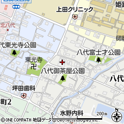 兵庫県姫路市八代352周辺の地図