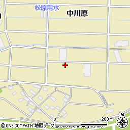 愛知県豊川市豊津町野中周辺の地図