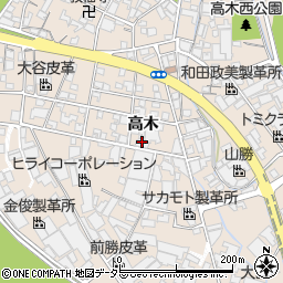 兵庫県姫路市花田町高木60周辺の地図