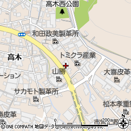 兵庫県姫路市花田町高木204周辺の地図