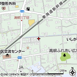静岡県藤枝市高柳1557-8周辺の地図
