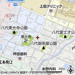 兵庫県姫路市八代349周辺の地図