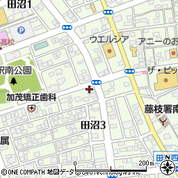 シルキー藤枝店周辺の地図