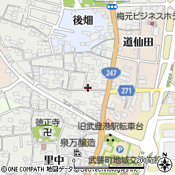 愛知県知多郡武豊町里中177-9周辺の地図