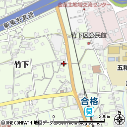 静岡県島田市竹下421周辺の地図