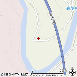 広島県庄原市口和町金田790周辺の地図
