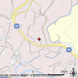 静岡県浜松市浜名区大平245周辺の地図
