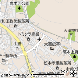 兵庫県姫路市花田町高木212周辺の地図