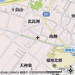 愛知県西尾市細池町周辺の地図