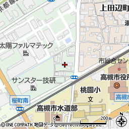 大阪府高槻市明田町5-25周辺の地図