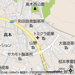 兵庫県姫路市花田町高木207周辺の地図