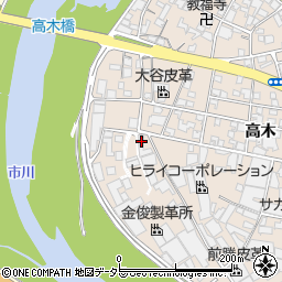 兵庫県姫路市花田町高木316周辺の地図