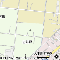 愛知県豊川市篠田町並松周辺の地図