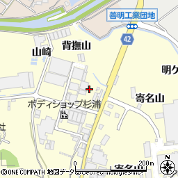 愛知県西尾市吉良町岡山鎧9周辺の地図