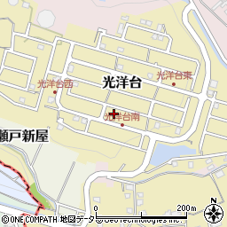 静岡県藤枝市光洋台周辺の地図