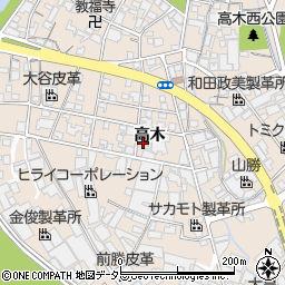 兵庫県姫路市花田町高木14周辺の地図