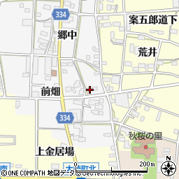 愛知県豊川市六角町前畑52周辺の地図