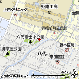 兵庫県姫路市八代777-12周辺の地図