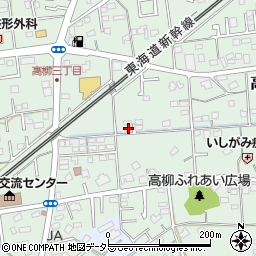 静岡県藤枝市高柳1632-3周辺の地図