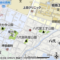 兵庫県姫路市八代792-3周辺の地図