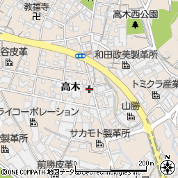 兵庫県姫路市花田町高木71周辺の地図
