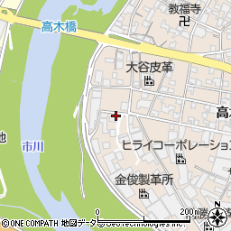 兵庫県姫路市花田町高木319周辺の地図