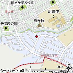 兵庫県川西市南野坂2丁目周辺の地図
