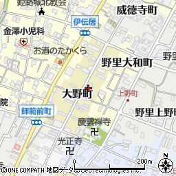 姫路大野町郵便局周辺の地図