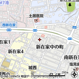 兵庫県姫路市新在家中の町11周辺の地図