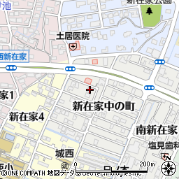 兵庫県姫路市新在家中の町11-20周辺の地図